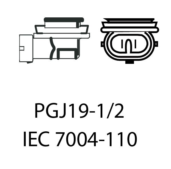 LED-lampa för bil – H8 – PGJ19–1 – 6000K – 30 LED – SMD 3020 – 2-pack