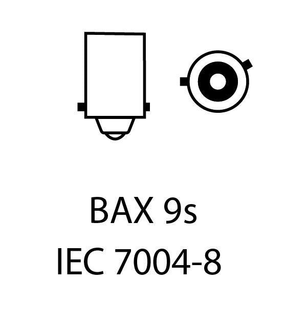 LED-lampa för bil – H6W – BAX9s – 6000K – 12 LED – SMD 3030 – 2-pack