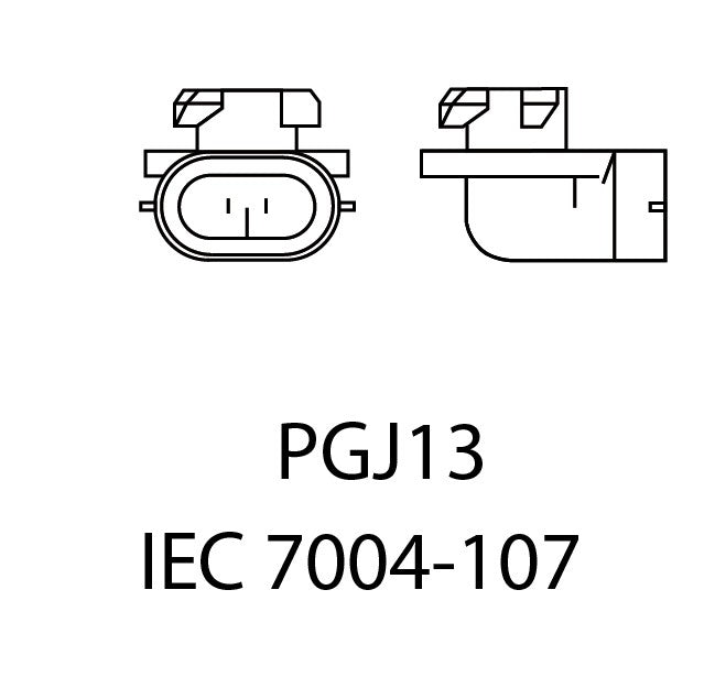 LED-lampa för bil – H27W – PGJ13 – 6000K – 14 LED – SMD 3030 – 2-pack