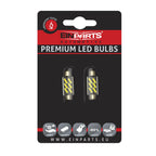 LED-lampa för bil – C5W/ C10W – SV8.5–8 – 6000K – 6 LED – SMD 7020 – 2-pack