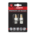 LED-lampa för bil – W2,1x9,5d1/5W – W3x16q – 1000–1500K (Röd) – 30 LED