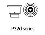 LED-konverteringssats – D2S – 6000K – 9V - 32V – PK32D-2 – 2-pack