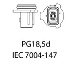 LED-lampa för bil – P13W – PG18.5D-3 – 6000K – 8 LED – SMD 5630 – 2-pack