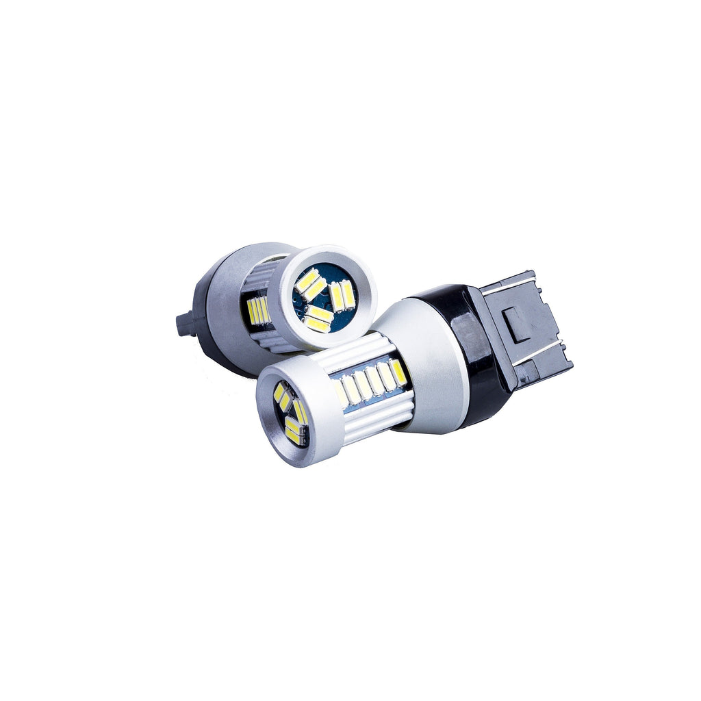LED-lampa för bil – W2,1x9,5d1/5W – W3x16q – 6000K – 30 LED – SMD 4014 – 2-pack