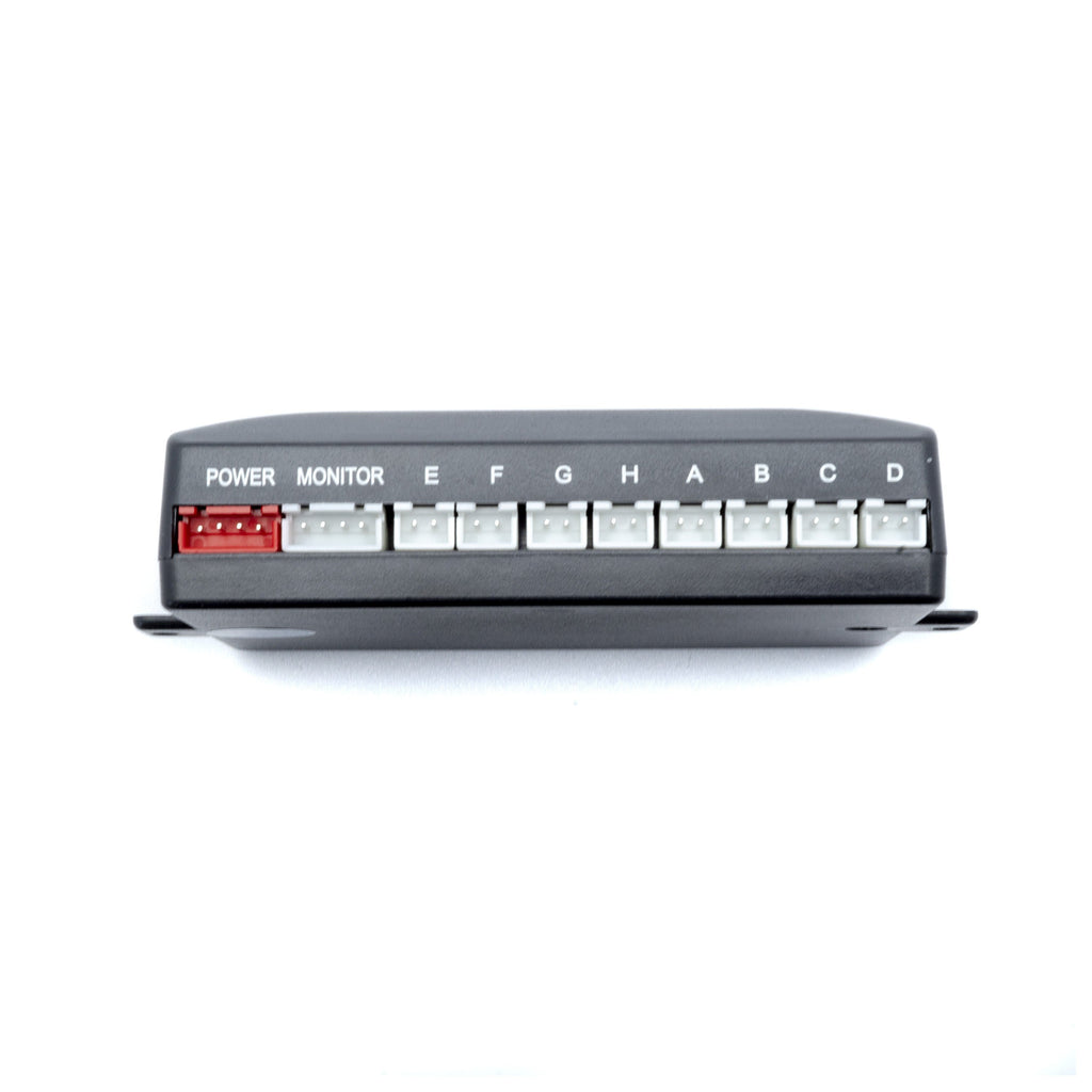 Parkeringssensor med display – Silver – ultraljudssensor – 8 sensorer