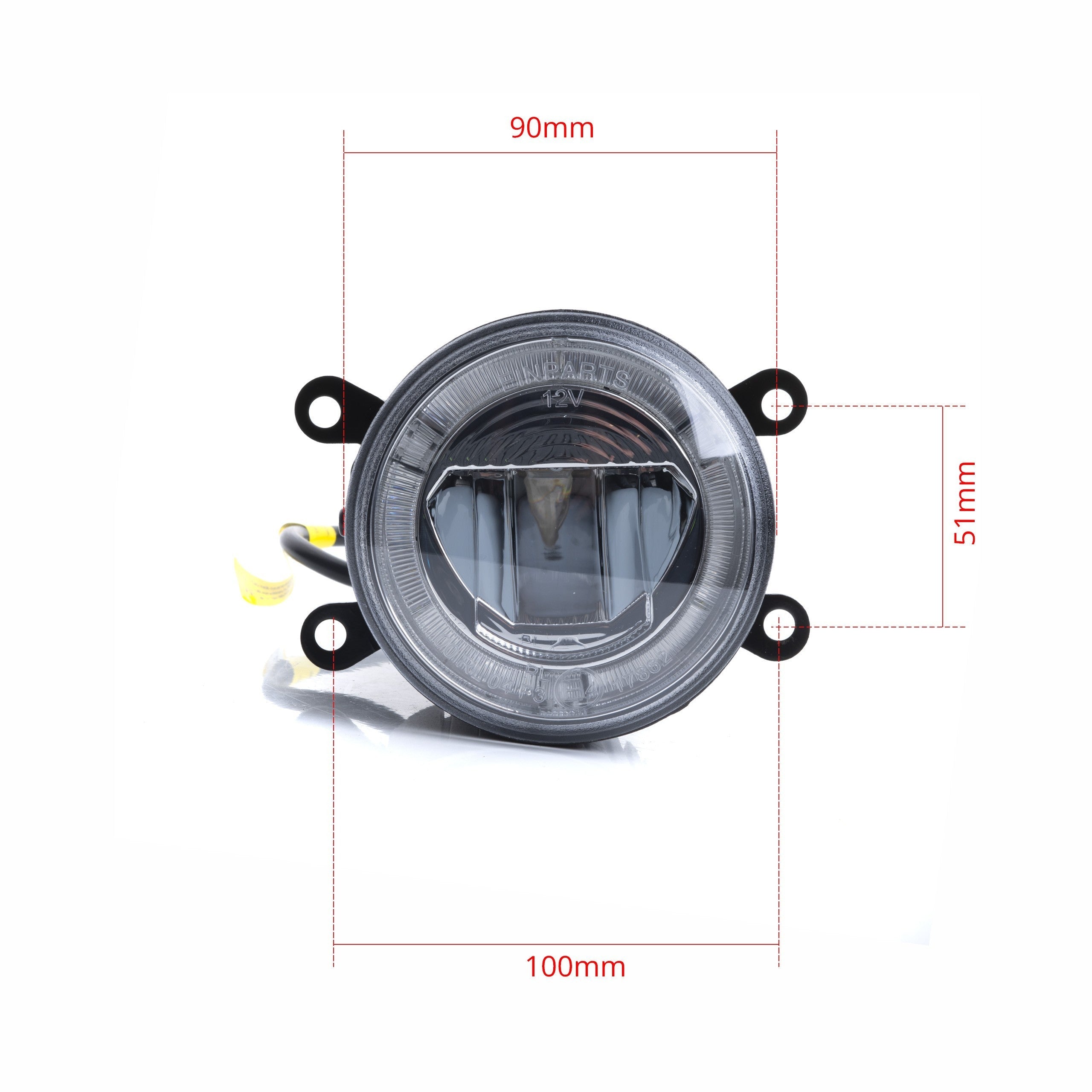 DRL- och dimljus – 6000K – 10 W – 9V - 16V