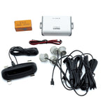 Parkeringssensor med display – Askgrå – ultraljudssensor – 4 sensorer – 4x 2,5 m