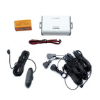 Parkeringssensor med display – Vit – ultraljudssensor – 4 sensorer – 4x 2,5 m