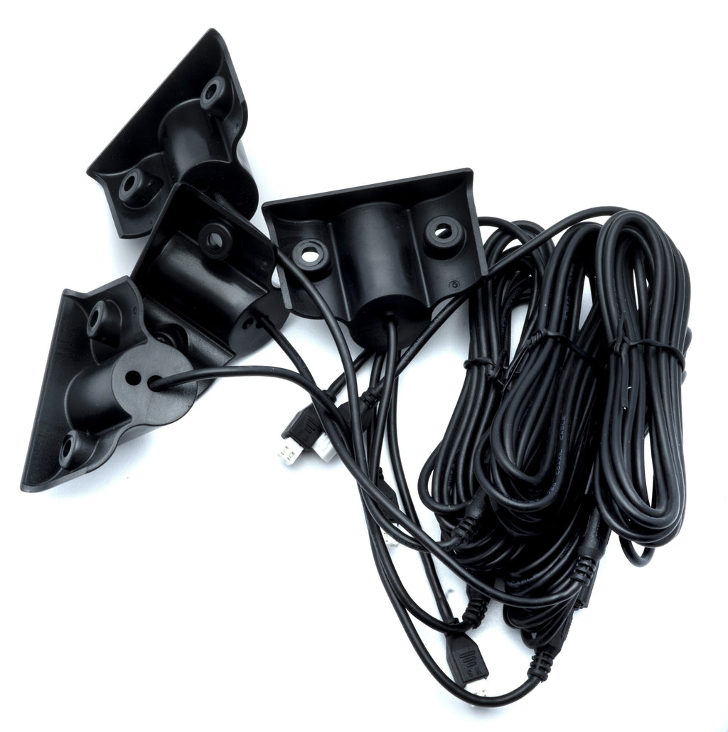 Parkeringssensor med display – Svart – ultraljudssensor – 4 sensorer – 4x 2,5 m