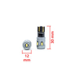 LED-lampa för bil – W5W – W2,1x9,5d – 6000K – 12 LED – SMD 2016 – 2-pack