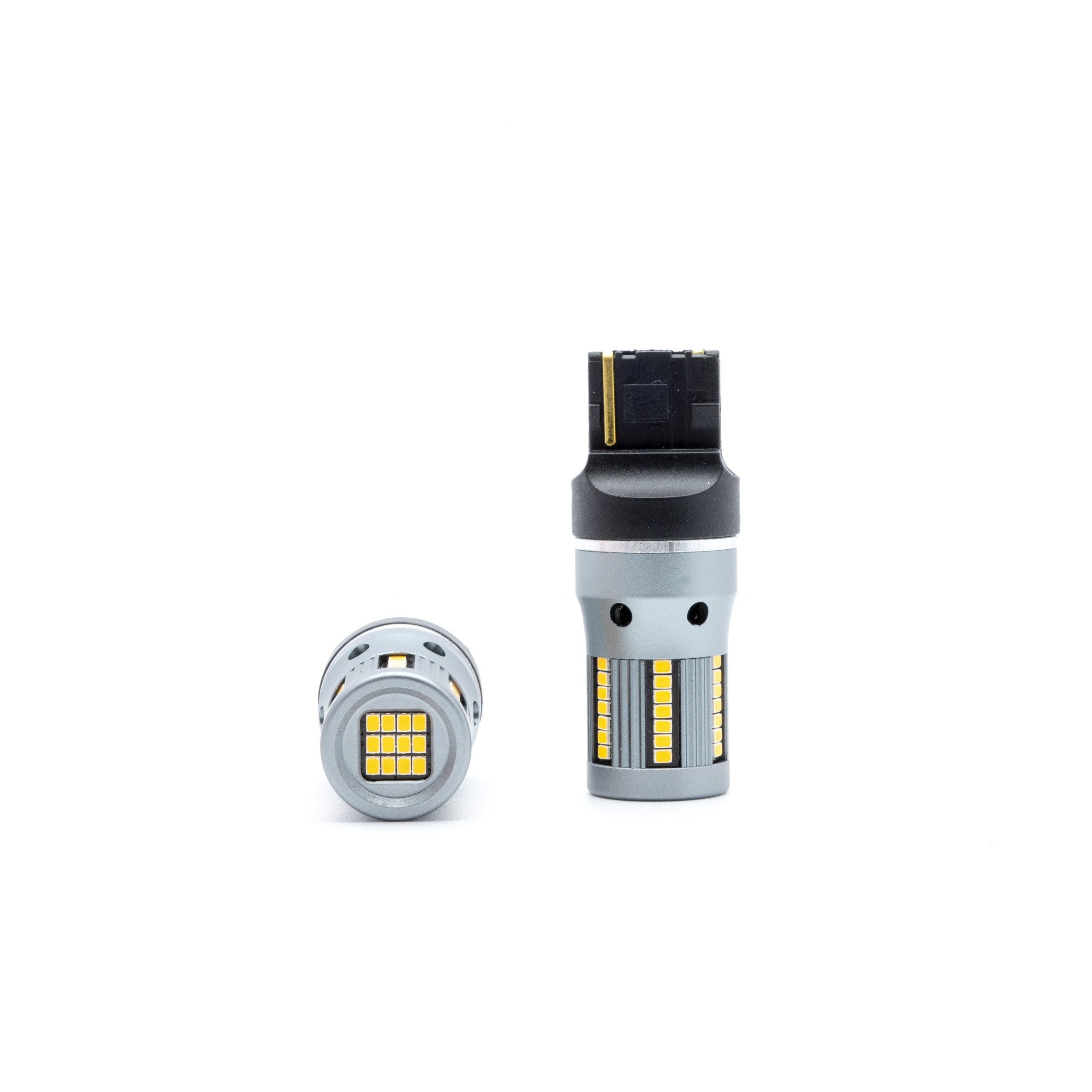 LED-lampa för bil – W21W – W3X16D – 1700–1800K – 66 LED – SMD 2016 – 2-pack
