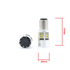 LED-lampa för bil – P21/5W – BAY15d – 6000K – 54 LED – SMD 2016 – 2-pack