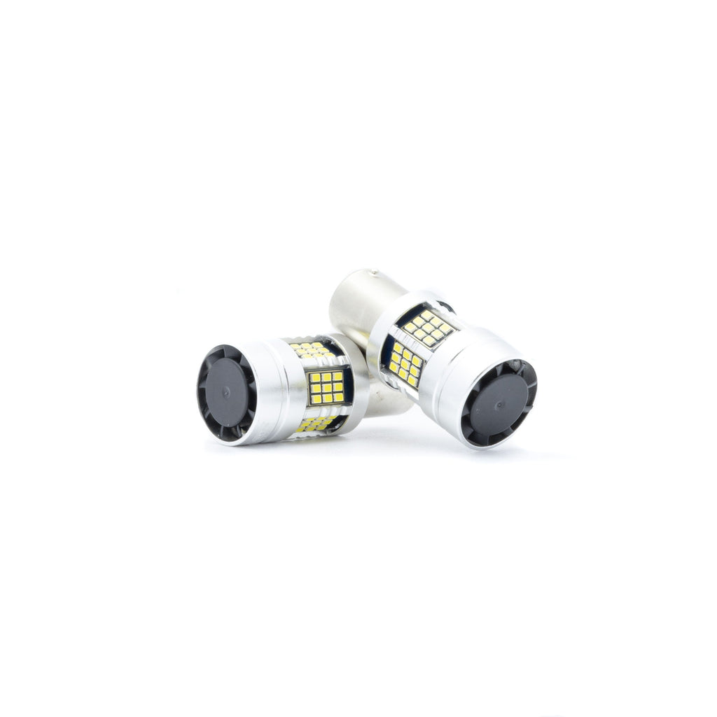 LED-lampa för bil – P21W – BA15S – 6000K – 54 LED – SMD 2016 – 2-pack