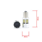 LED-lampa för bil – P21W – BA15S – 6000K – 54 LED – SMD 2016 – 2-pack