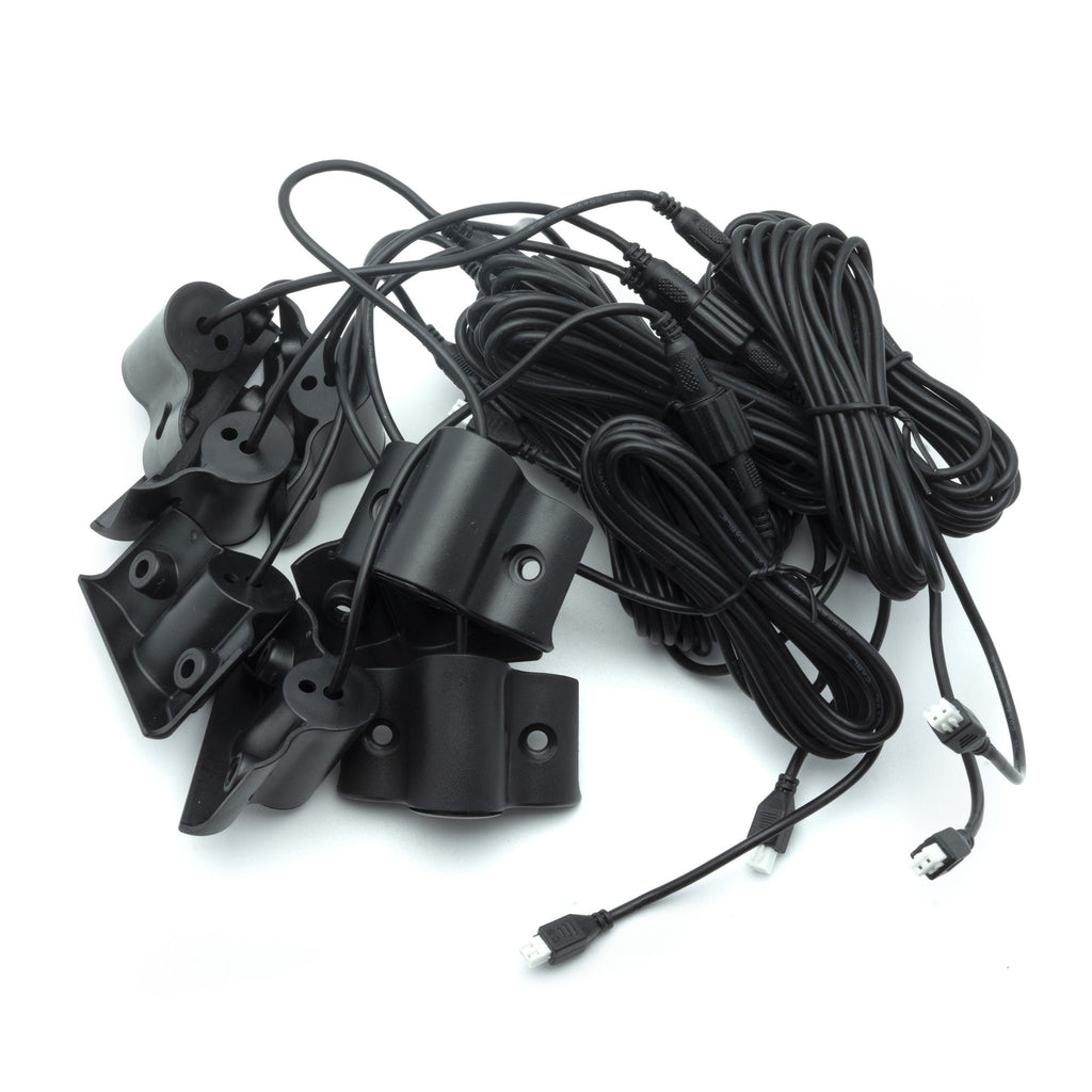 Parkeringssensor med summer – Svart – 8 sensorer