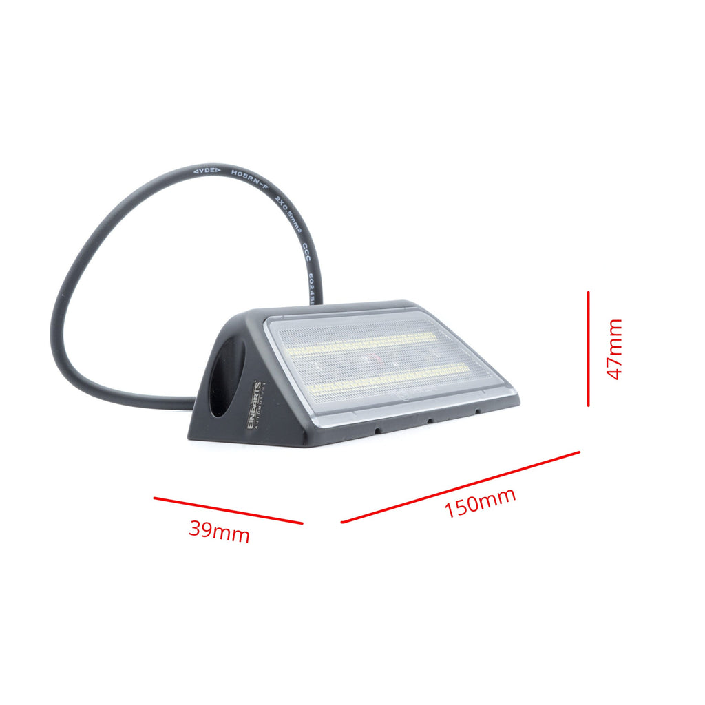 LED-arbetslampa – 52 W – 6000K – 52 LED – 150mm x 39mm x 47mm