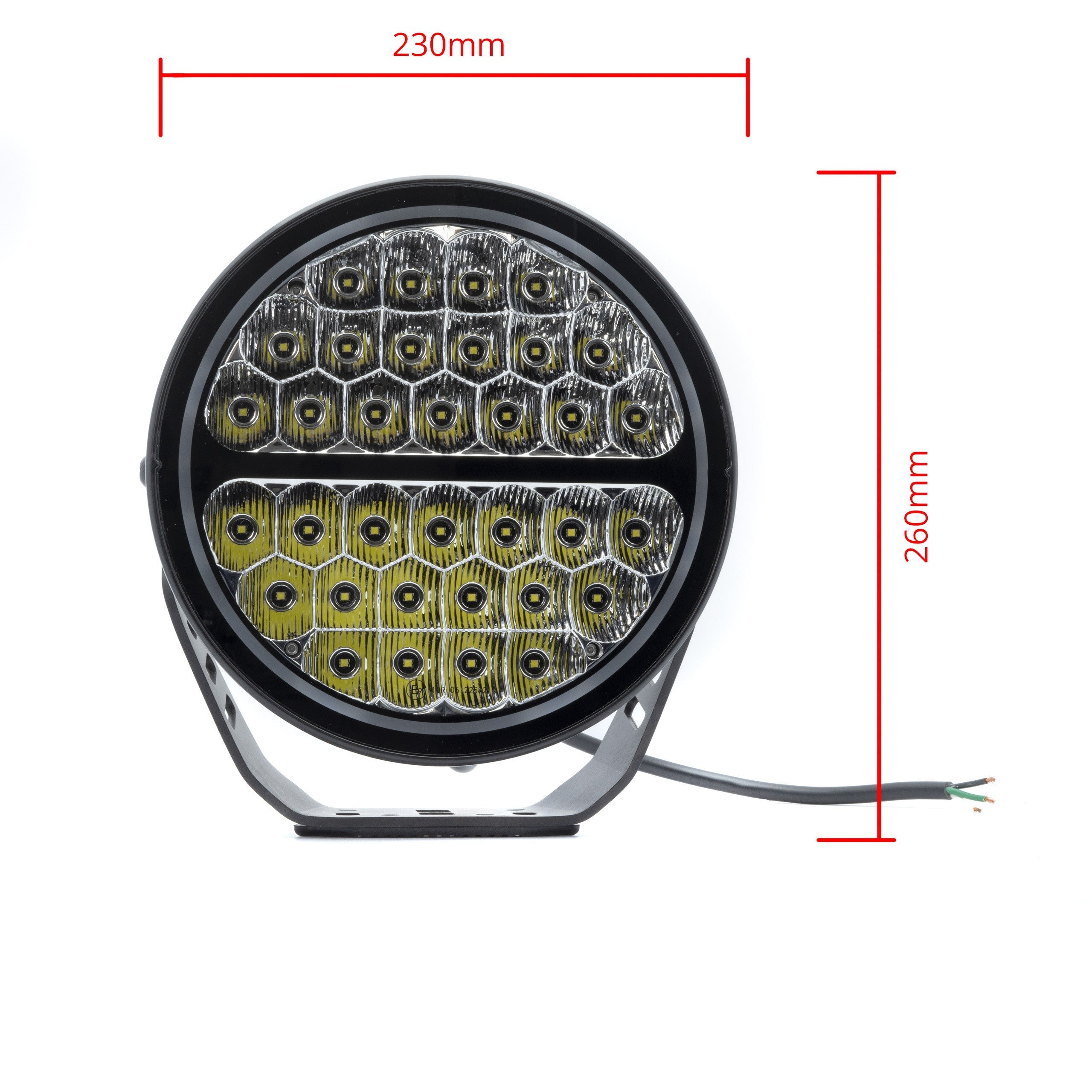 LED-extralampa – 170 W – 6000K – 34 LED – 20400 LM – 240 mm