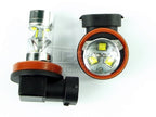 LED-lampa för bil – H11 – PGJ19–1/2 – 6000K – 9 LED – CREE XB-D – 2-pack