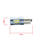 LED-lampa för bil – P21W – BA15S – 6000K – 24 LED – SMD 3030 – 2-pack