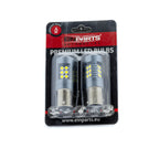 LED-lampa för bil – P21/5W – BAY15d – 6000K – 24 LED – SMD 3030 – 2-pack