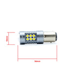 LED-lampa för bil – P21/5W – BAY15d – 6000K – 24 LED – SMD 3030 – 2-pack