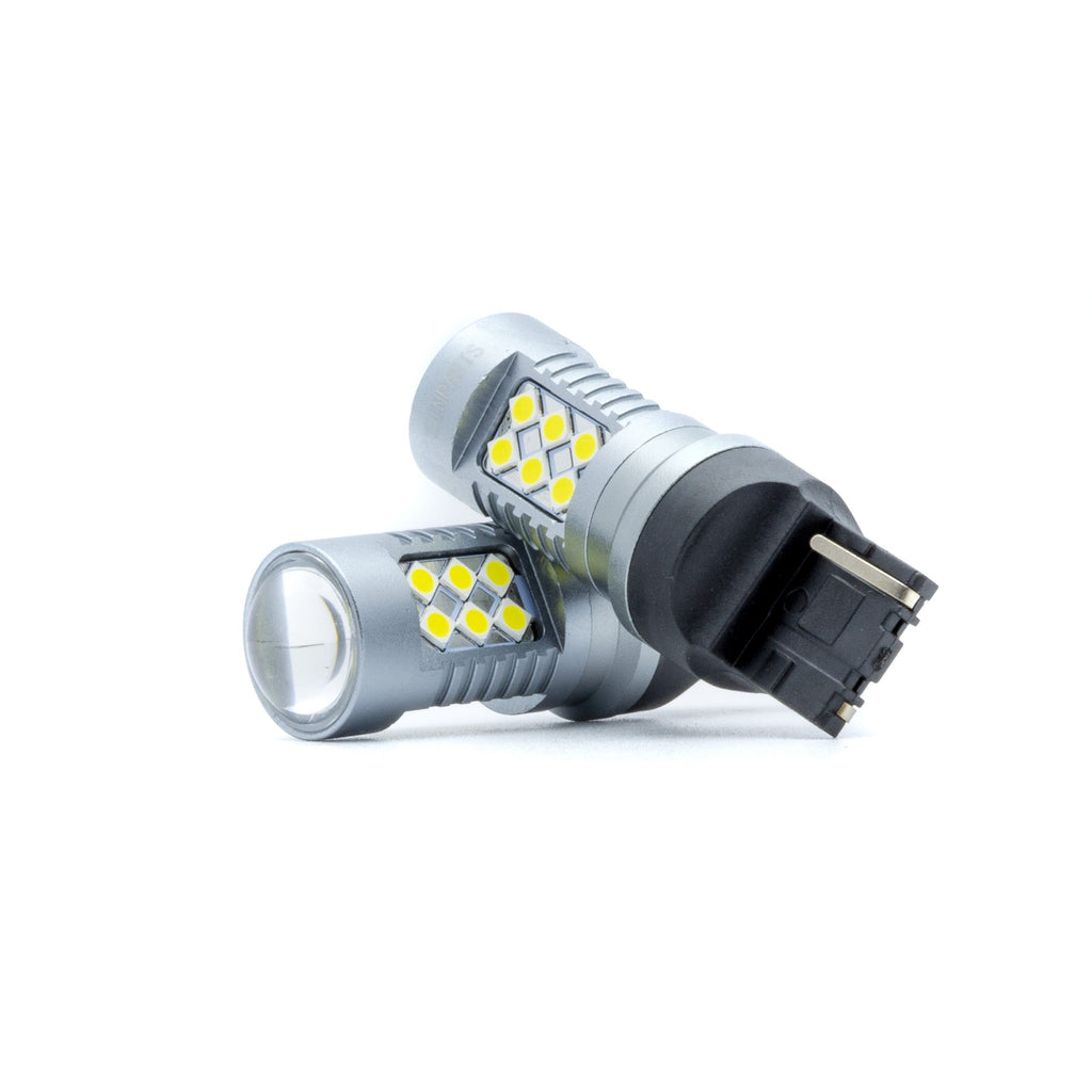 LED-lampa för bil – W21W – W3X16D – 6000K – 24 LED – SMD 3030 – 2-pack