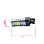 LED-lampa för bil – W2,1x9,5d1/5W – W3X16D – 6000K – 24 LED – SMD 3030 – 2-pack
