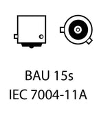 LED-lampa för bil – PY21W – BAU15S – 1700–1800K (Orange) – 24 LED – SMD 3030