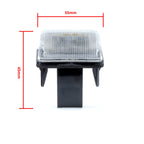 LED-skyltbelysning Toyota Auris E15/Avensis T25 m.fl.