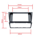 Radioram BMW Serii 3 E90 med Auto A/C m.fl./Serii 3 E91 med Auto A/C m.fl. m.fl.