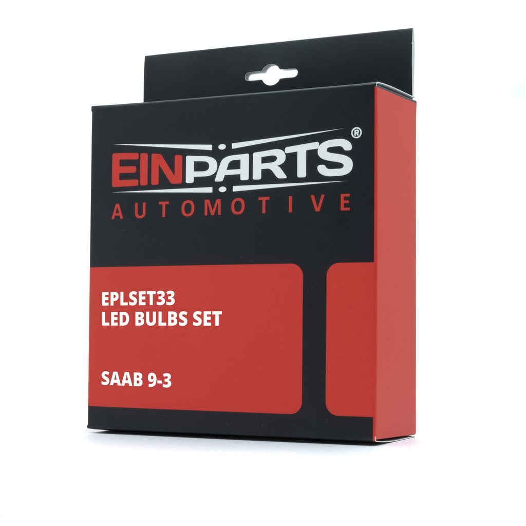 LED-interiörbelysning Saab 9–3 – 6000K