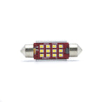 LED-lampa för bil – C5W – SV8.5–8 – 6000K – 12 LED – SMD 2016 – 2-pack