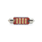 LED-lampa för bil – C5W – SV8.5–8 – 6000K – 12 LED – SMD 2016 – 2-pack