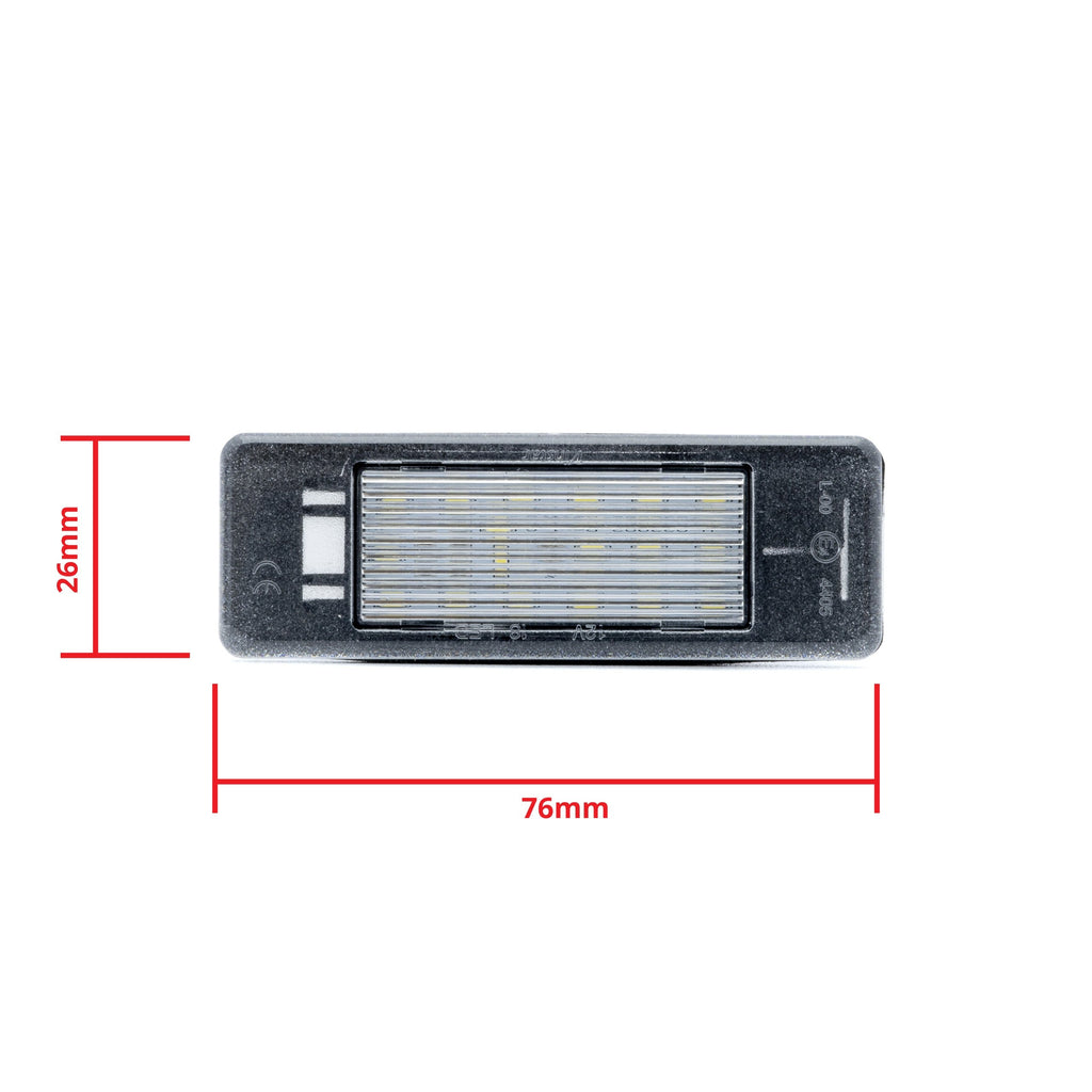 LED-skyltbelysning Fiat Ulysse Scudo/Peugeot 106 Fl 1007 3D 207 3D/5D 207 CC 208