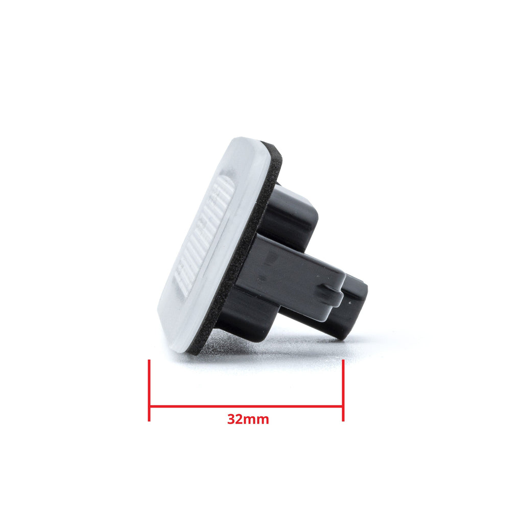 LED-skyltbelysning Fiat Multipla/Croma m.fl. – 39 × 32 mm