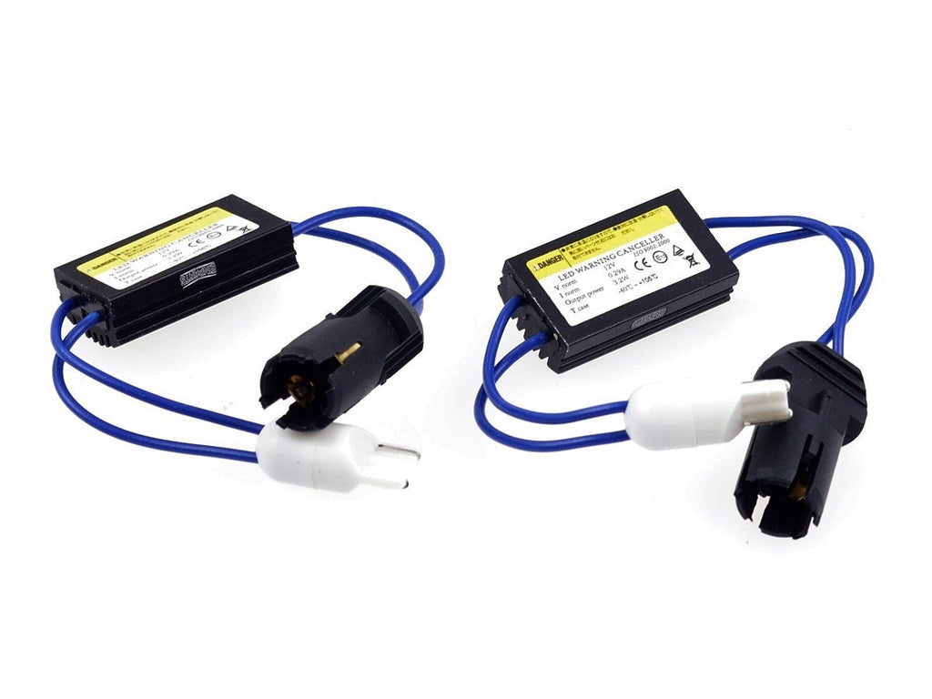 LED-motstånd och CANbus-tillbehör – W5W – W2,1x9,5d – 9V - 16V – 2-pack