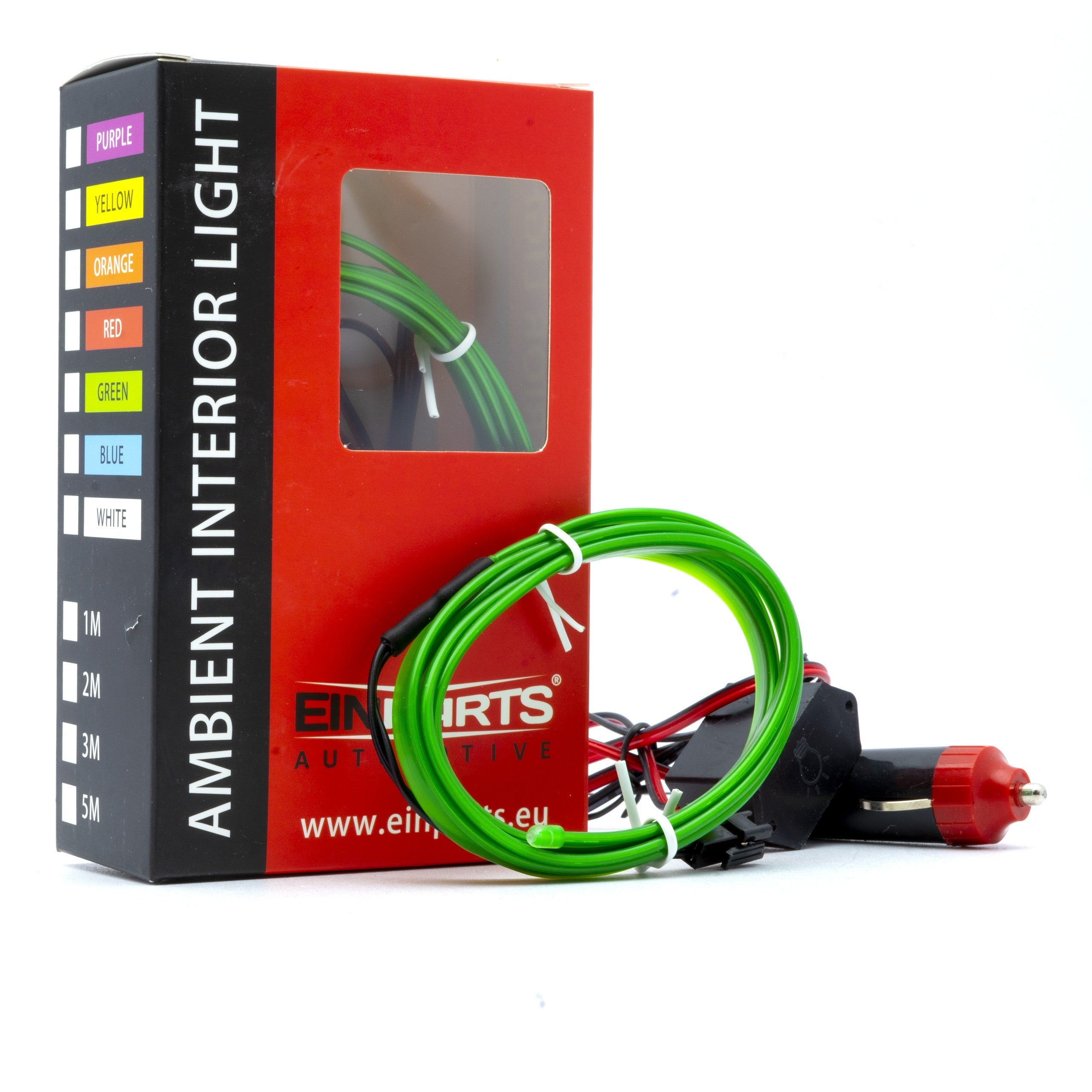 Ambient LED-belysning – Grön – 9V - 16V – 1000 (100 cm)