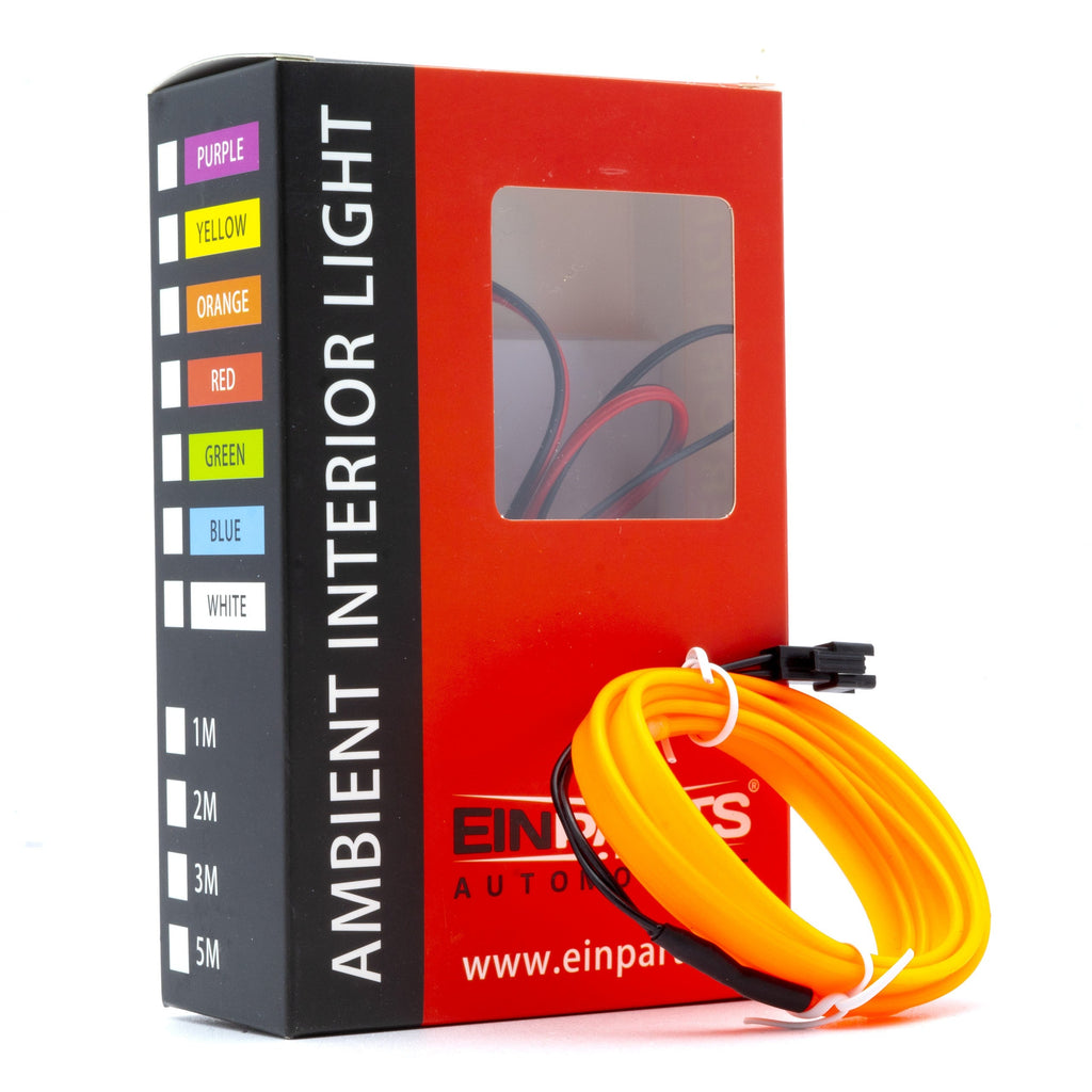 Ambient LED-belysning – Orange – 9V - 16V – 1000 (100 cm)