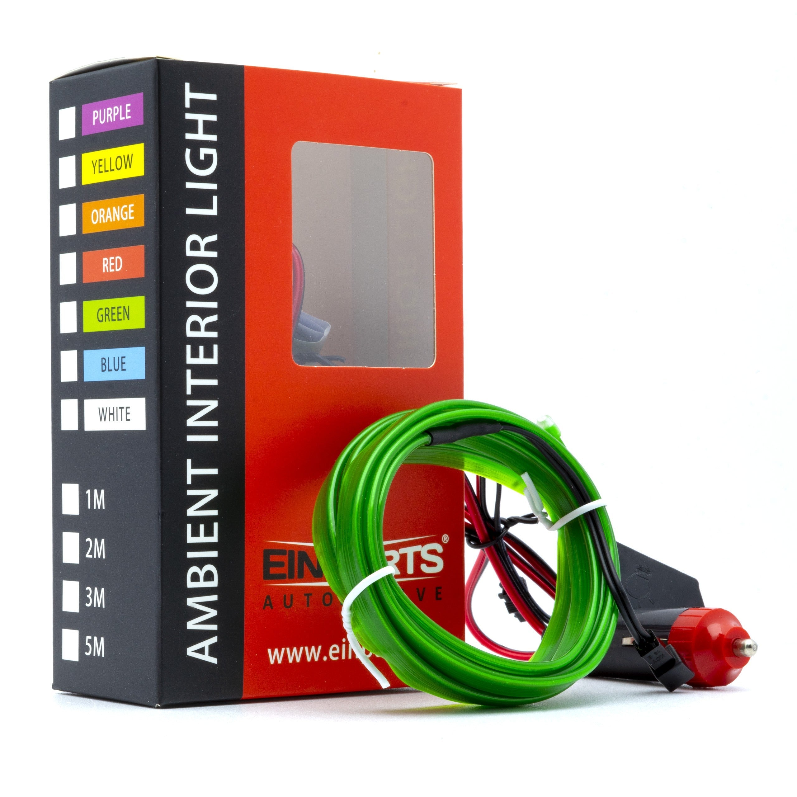 Ambient LED-belysning – Grön – 9V - 16V – 2000 (200cm)