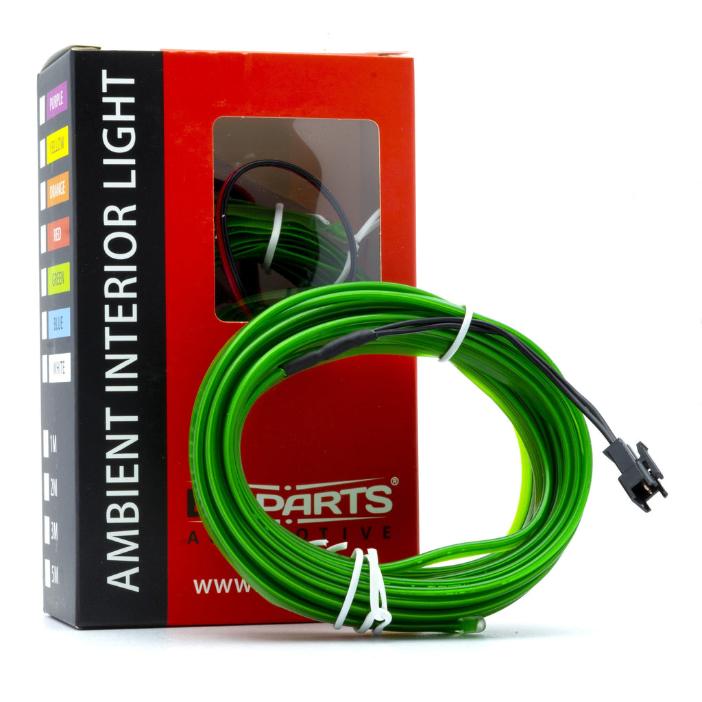 Ambient LED-belysning – Grön – 9V - 16V – 5000 (500cm)