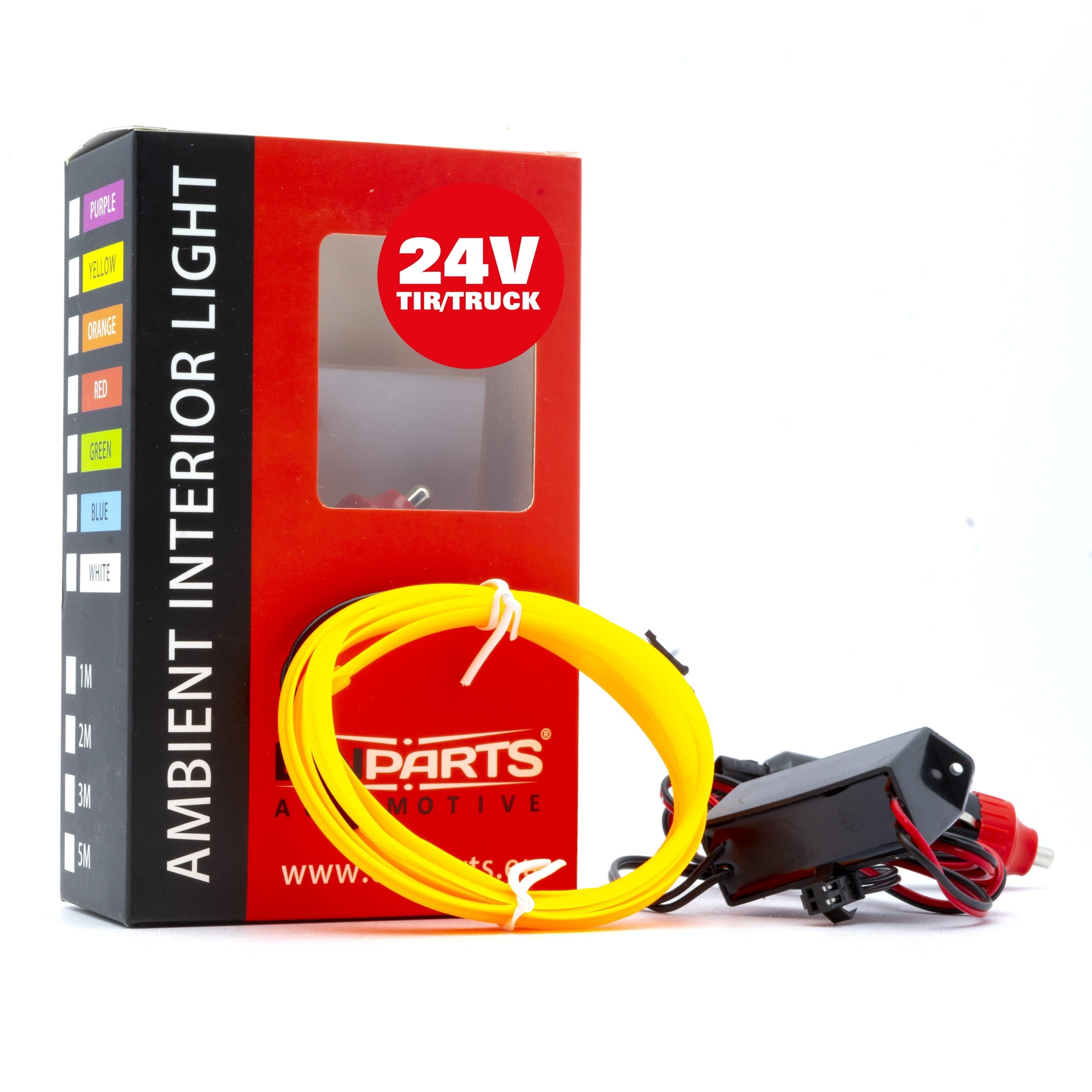 Ambient LED-belysning – Bursztynowy – 24V – 1000 (100 cm)