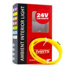 Ambient LED-belysning – Bursztynowy – 24V – 1000 (100 cm)