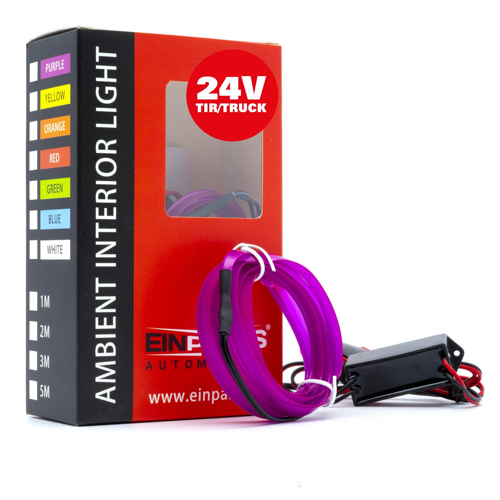 Ambient LED-belysning – Lila – 24V – 1000 (100 cm)