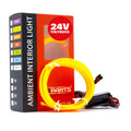 Ambient LED-belysning – Bursztynowy – 24V – 2000 (200cm)