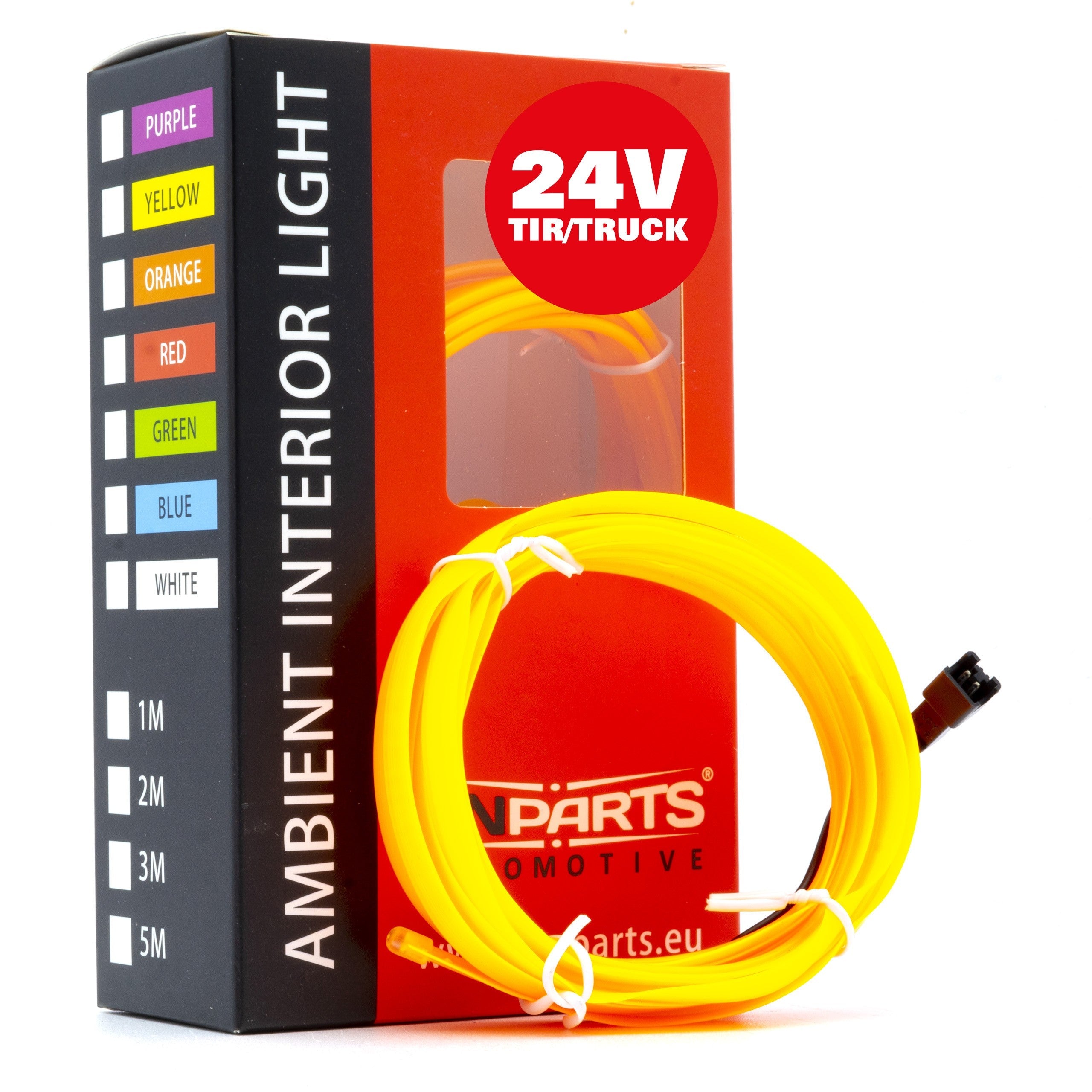 Ambient LED-belysning – Bursztynowy – 24V – 2000 (200cm)