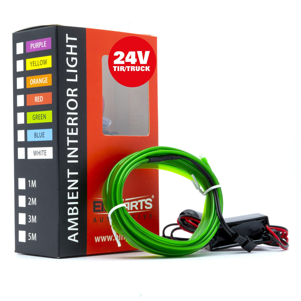 Ambient LED-belysning – Grön – 24V – 2000 (200cm)