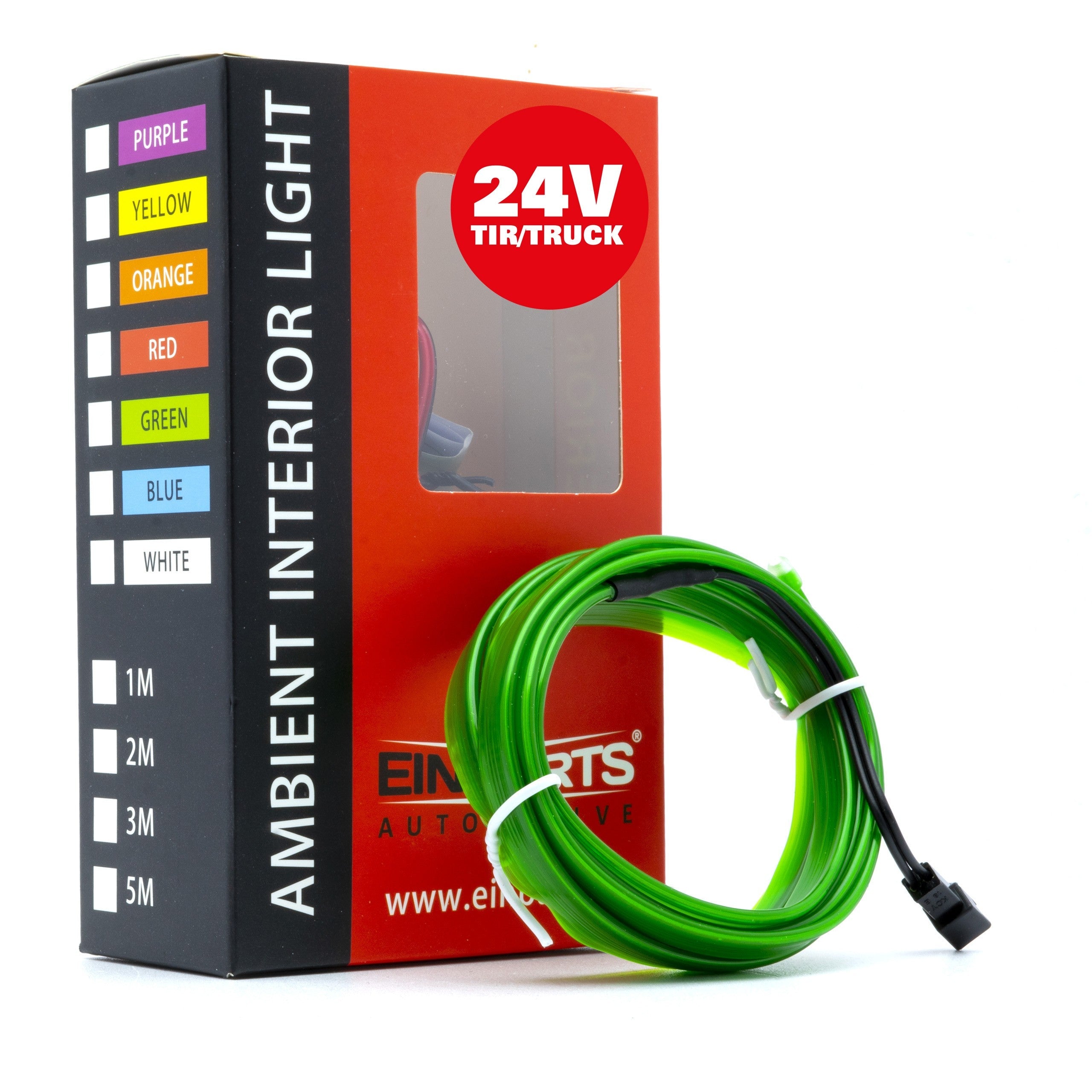 Ambient LED-belysning – Grön – 24V – 2000 (200cm)