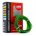 Ambient LED-belysning – Grön – 24V – 3000 (300cm)