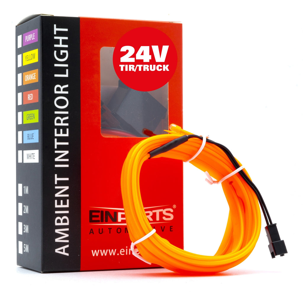 Ambient LED-belysning – Orange – 24V – 3000 (300cm)