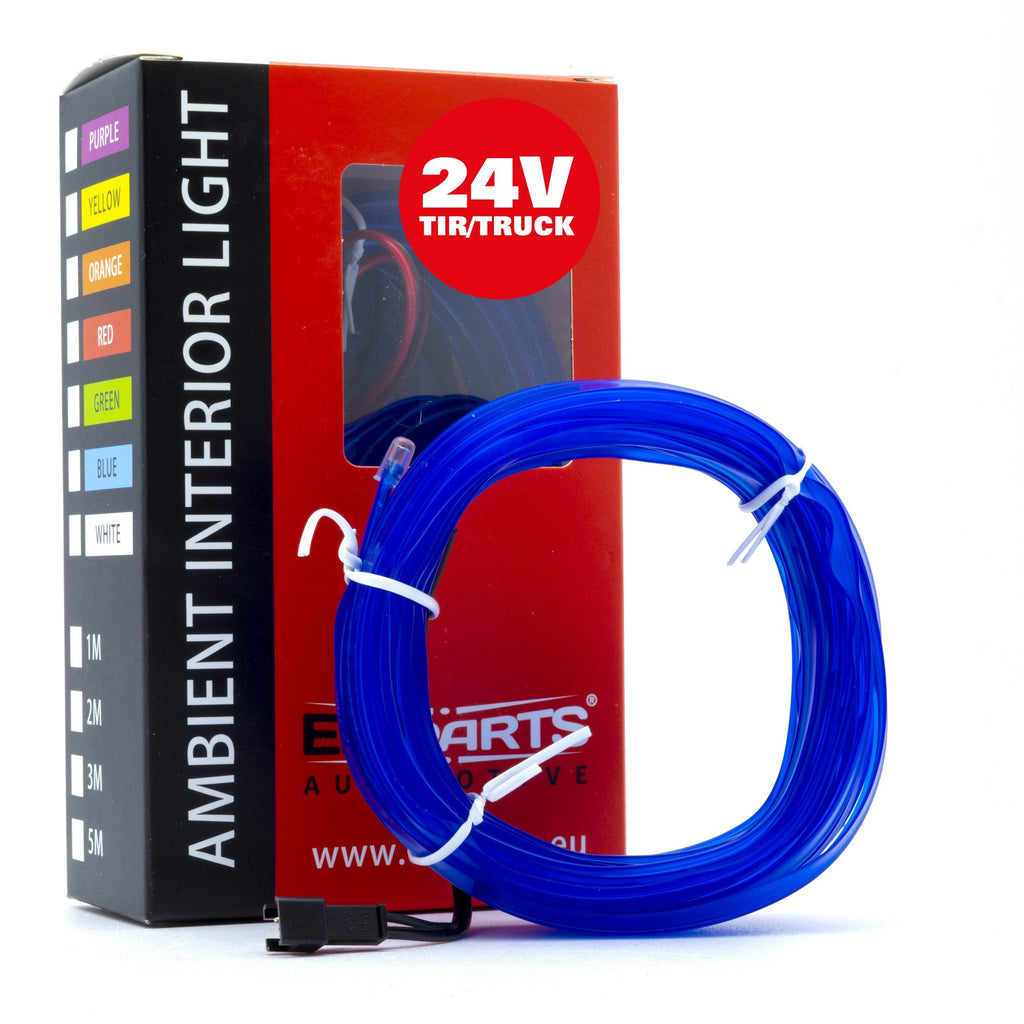Ambient LED-belysning – Blå – 24V – 5000 (500cm)